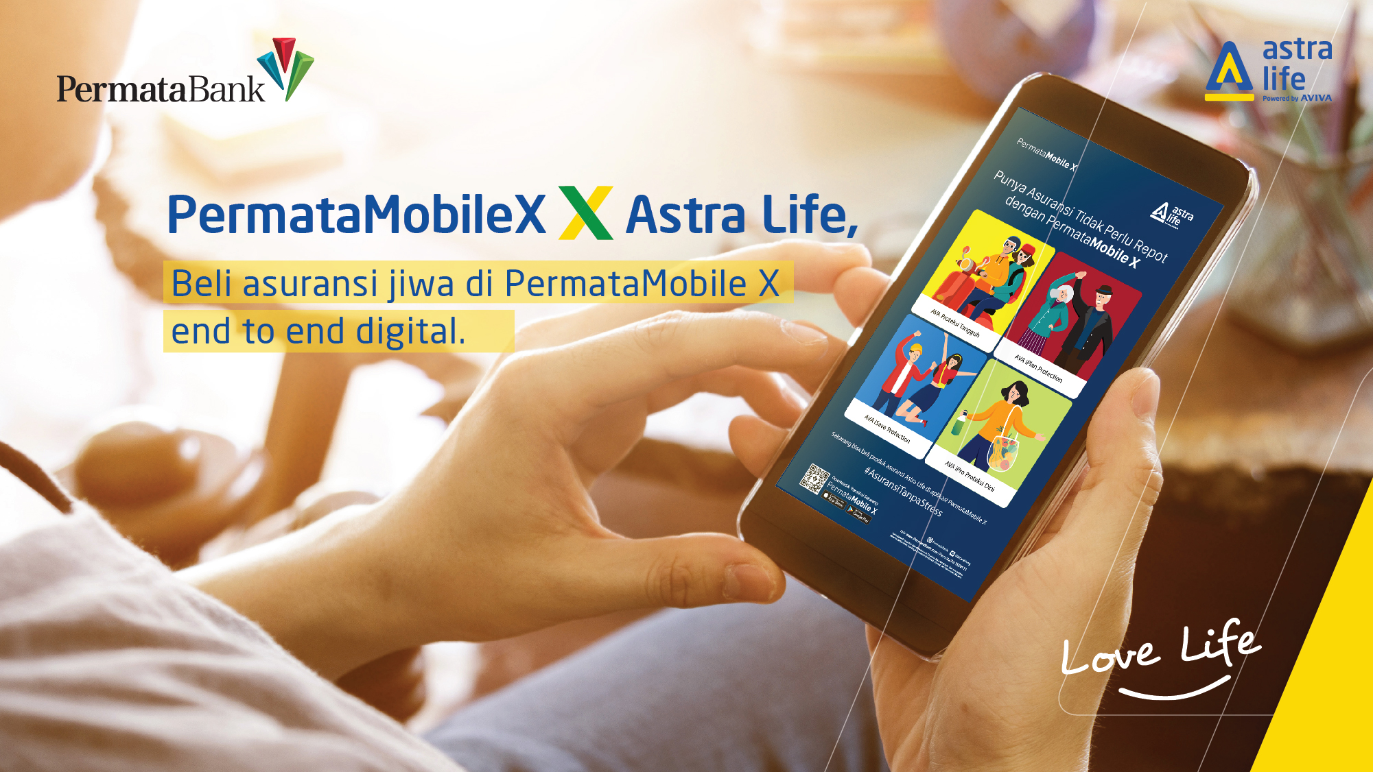 PermataBank dan Astra Life Ajak Proteksi Diri dan Tetap #DiRumahAja dengan E-Bancassurance