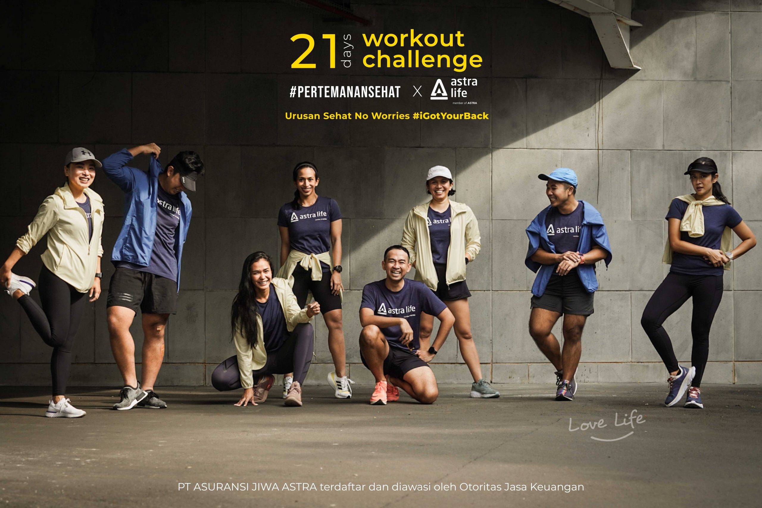 Kebiasaan Hidup Sehat bersama Astra Life Melalui Program 21 Days Workout Challenge